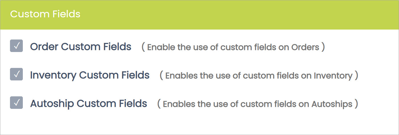 Custom Fields Release Toggles